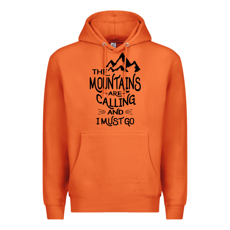 The Mountains Are Calling And I Must Go   Black Premium Hoodie by linhVisuals | Teevron