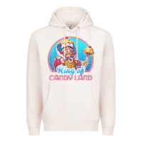 Pale Pink candy land king of candy land portrait t shirt Premium Hoodie - linhVisuals