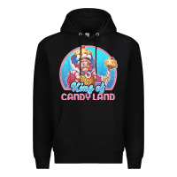 Black candy land king of candy land portrait t shirt Premium Hoodie - linhVisuals