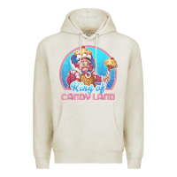 Oatmeal Heather candy land king of candy land portrait t shirt Premium Hoodie - linhVisuals