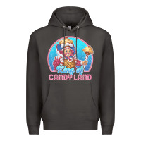 Smoke candy land king of candy land portrait t shirt Premium Hoodie - linhVisuals