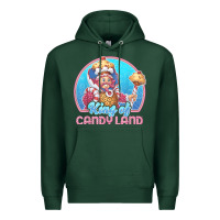 Sports Green candy land king of candy land portrait t shirt Premium Hoodie - linhVisuals