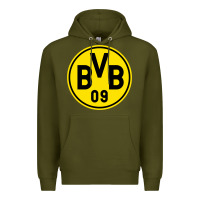 Army Green borussia Premium Hoodie - linhVisuals
