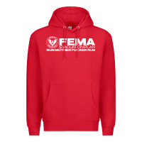 Red fema evacuation plan Premium Hoodie - linhVisuals