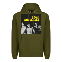 Army Green iron butterfly Premium Hoodie - linhVisuals