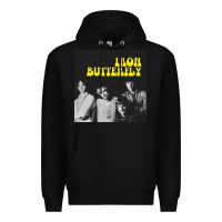 Black iron butterfly Premium Hoodie - linhVisuals