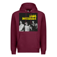 Burgundy iron butterfly Premium Hoodie - linhVisuals