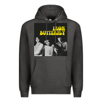 Charcoal Heather iron butterfly Premium Hoodie - linhVisuals
