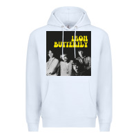 White iron butterfly Premium Hoodie - linhVisuals