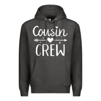 Charcoal Heather cousin crew t shirt Premium Hoodie - linhVisuals