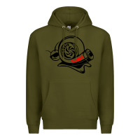 Army Green Turbo Premium Hoodie - linhVisuals