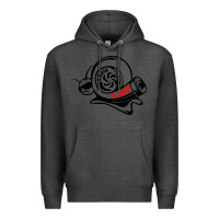 Charcoal Heather Turbo Premium Hoodie - linhVisuals
