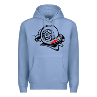 Colony Blue Turbo Premium Hoodie - linhVisuals