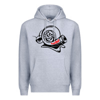 Heather Grey Turbo Premium Hoodie - linhVisuals