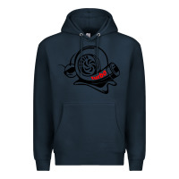 Navy Turbo Premium Hoodie - linhVisuals