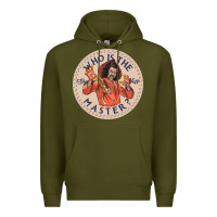Army Green sho nuff Premium Hoodie - linhVisuals