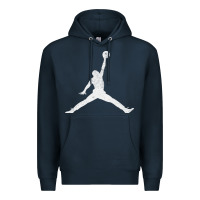 Navy Slam Dunk Vintage Premium Hoodie - linhVisuals