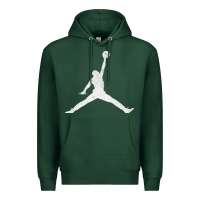 Sports Green Slam Dunk Vintage Premium Hoodie - linhVisuals