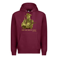 Burgundy the outlaw josey wales Premium Hoodie - linhVisuals