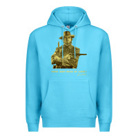 Ocean Blue the outlaw josey wales Premium Hoodie - linhVisuals