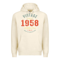 Tofu Vintage Since 1958 - 64th Birthday Retro Classic Premium Hoodie - linhVisuals