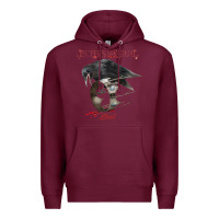 Burgundy In This Moment Blood Premium Hoodie - linhVisuals