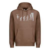 Chestnut funny rock climbing evolution Premium Hoodie - linhVisuals
