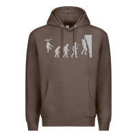 Coffee funny rock climbing evolution Premium Hoodie - linhVisuals