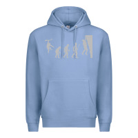 Colony Blue funny rock climbing evolution Premium Hoodie - linhVisuals