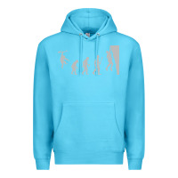 Ocean Blue funny rock climbing evolution Premium Hoodie - linhVisuals