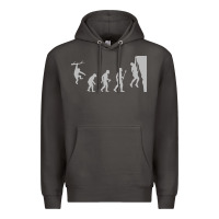Smoke funny rock climbing evolution Premium Hoodie - linhVisuals