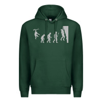 Funny Rock Climbing Evolution Premium Hoodie | Teevron
