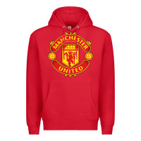 Red manchester Premium Hoodie - linhVisuals