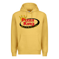 Antique Gold Pizza King Cowboy Premium Hoodie - linhVisuals