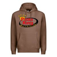 Chestnut Pizza King Cowboy Premium Hoodie - linhVisuals