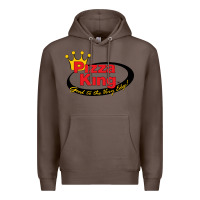 Coffee Pizza King Cowboy Premium Hoodie - linhVisuals