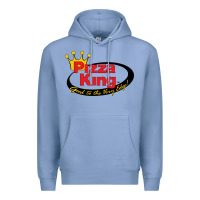 Colony Blue Pizza King Cowboy Premium Hoodie - linhVisuals