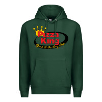 Sports Green Pizza King Cowboy Premium Hoodie - linhVisuals
