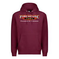 Burgundy Firehouse Subs Premium Hoodie - linhVisuals