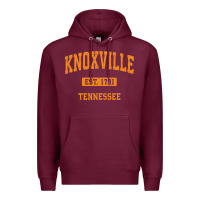 Burgundy knoxville tennessee tn vintage athletic sports design pullover hoodie Premium Hoodie - linhVisuals