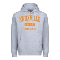Heather Grey knoxville tennessee tn vintage athletic sports design pullover hoodie Premium Hoodie - linhVisuals