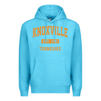 Ocean Blue knoxville tennessee tn vintage athletic sports design pullover hoodie Premium Hoodie - linhVisuals