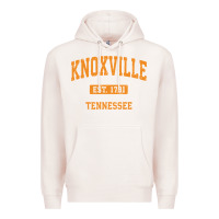 Pale Pink knoxville tennessee tn vintage athletic sports design pullover hoodie Premium Hoodie - linhVisuals