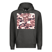 Charcoal Heather milky camouflage Premium Hoodie - BarkalooDesign