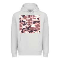Dove Grey milky camouflage Premium Hoodie - BarkalooDesign