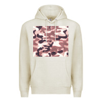 Oatmeal Heather milky camouflage Premium Hoodie - BarkalooDesign