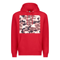 Red milky camouflage Premium Hoodie - BarkalooDesign