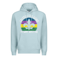 Blue Mist laissez les bons temps rouler gift mardi gras masquerade t shirt Premium Hoodie - linhVisuals