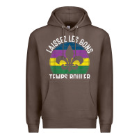 Coffee laissez les bons temps rouler gift mardi gras masquerade t shirt Premium Hoodie - linhVisuals