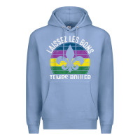 Colony Blue laissez les bons temps rouler gift mardi gras masquerade t shirt Premium Hoodie - linhVisuals